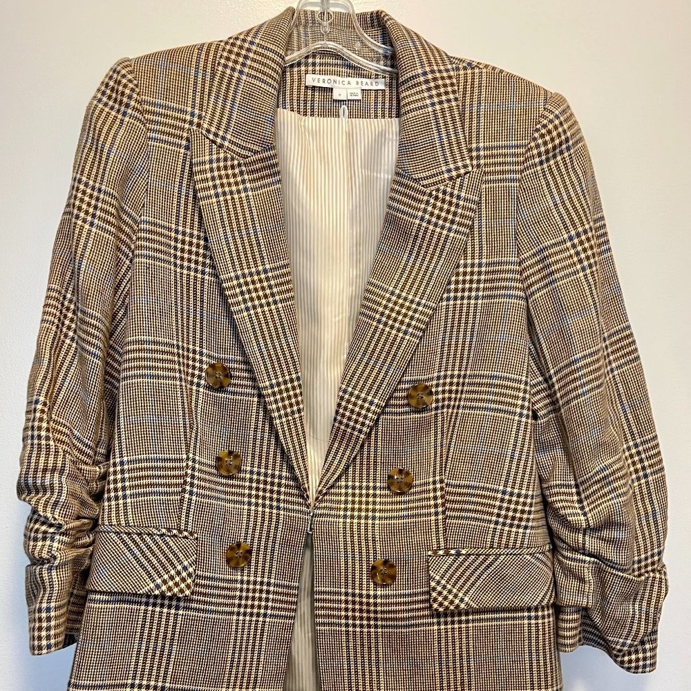 NWOT Veronica Beard Women's Plaid Dickey Jacket